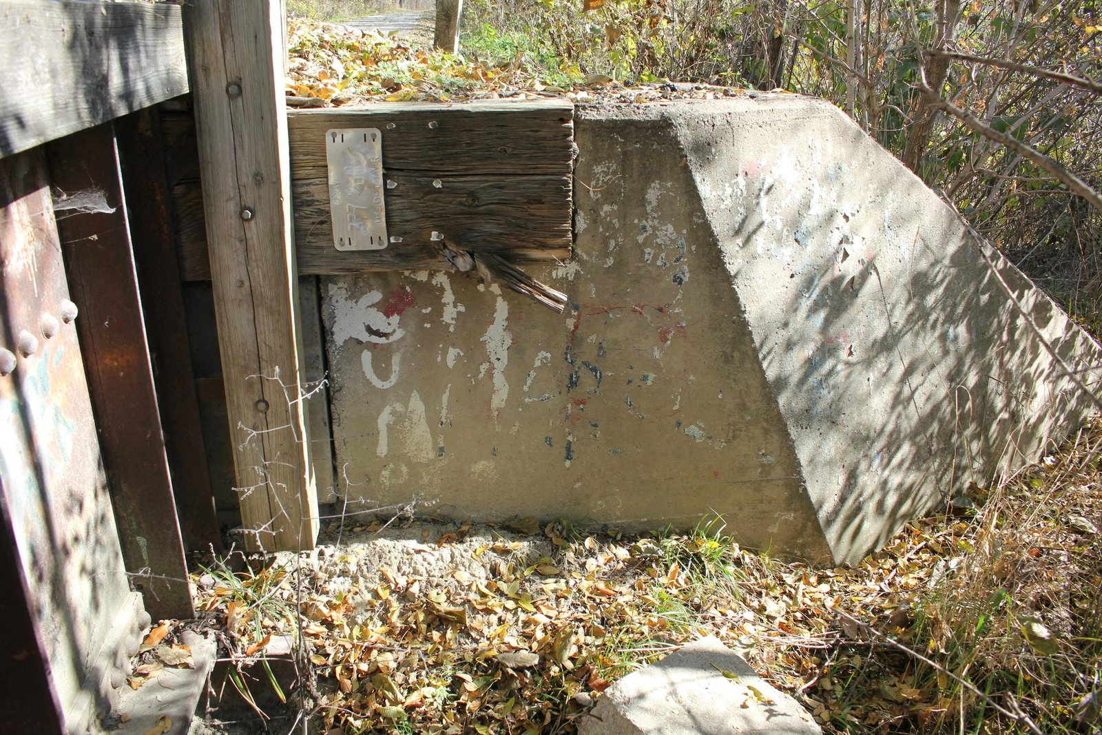 East abutment
